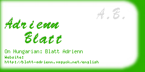 adrienn blatt business card